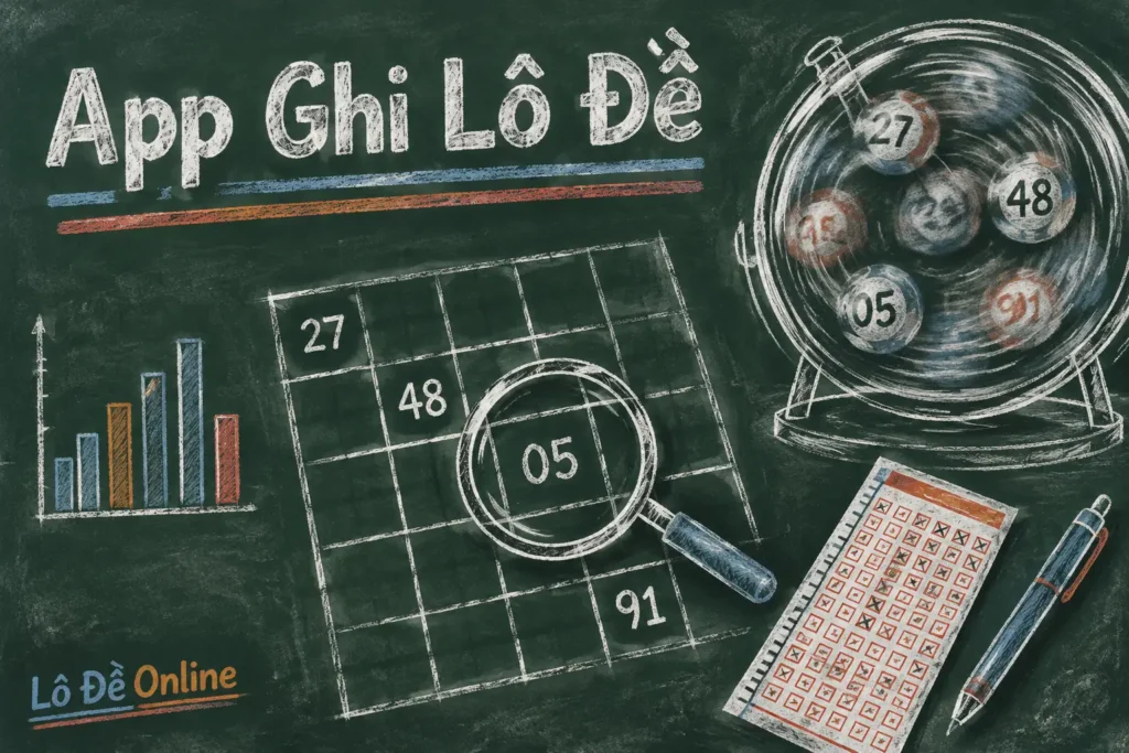 Hiểu đơn giản, app ghi lô đề là công cụ để bạn lưu lại các con số mình chọn