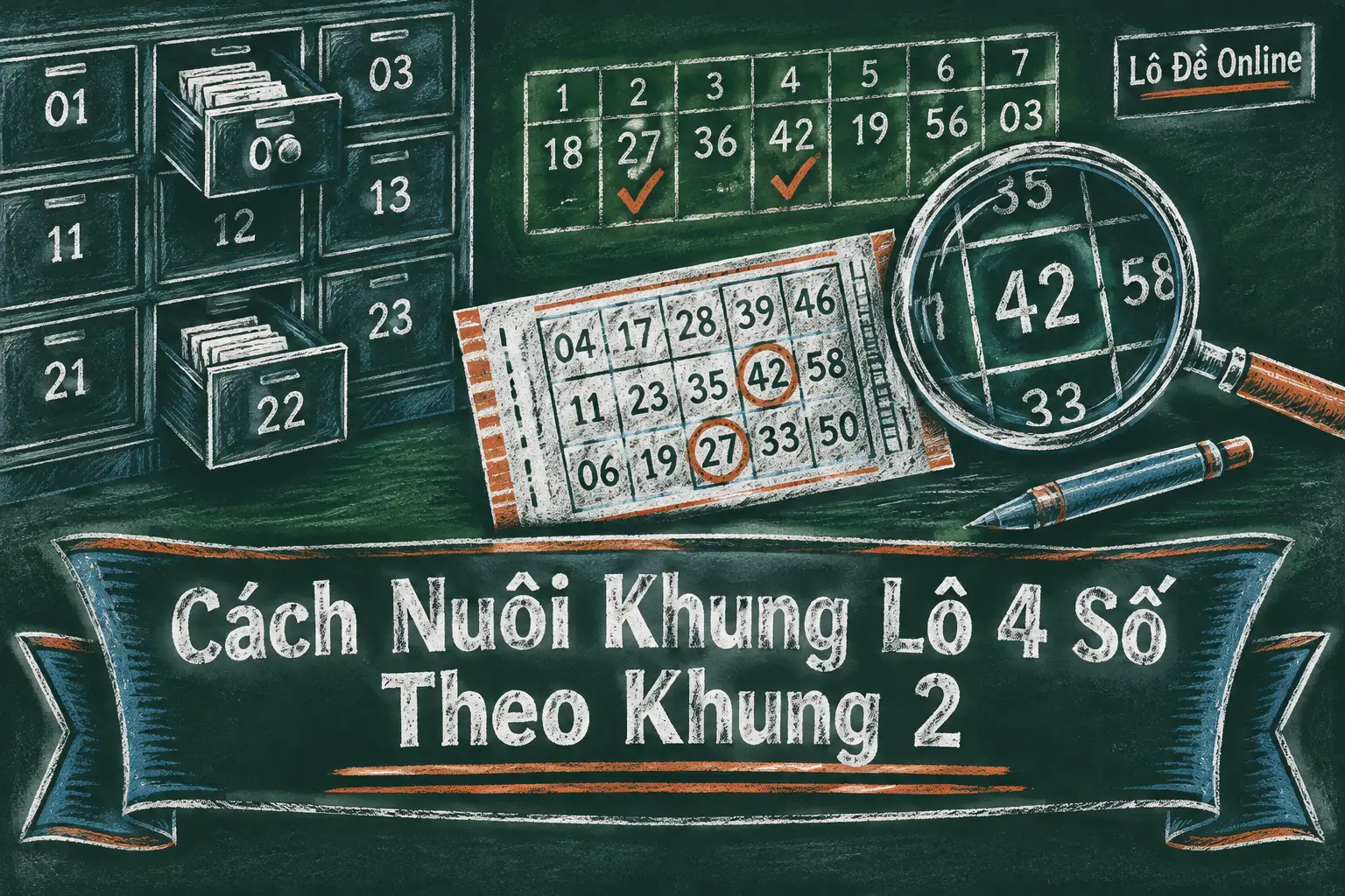 Trước khi vào khung 4 ngày, bạn nên nhìn cả dải khung từ 2 đến 5 ngày cho dễ hình dung - khung lô 4 số
