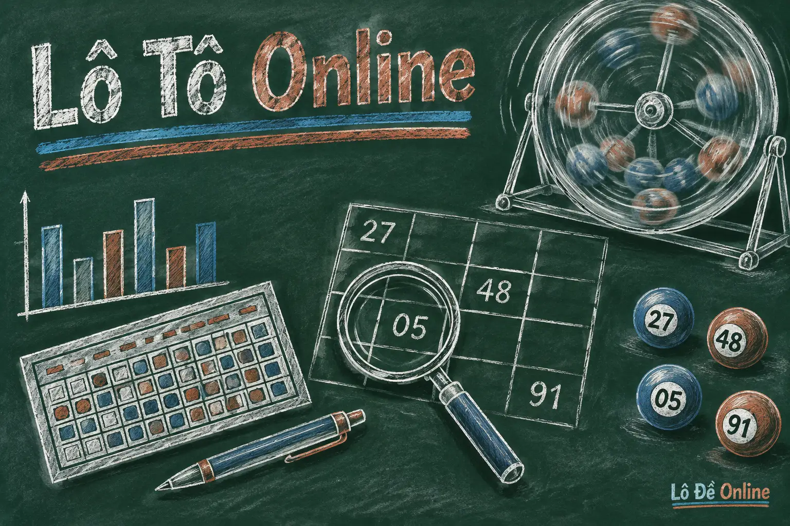 Lô tô online là hình thức đặt cược con số qua mạng