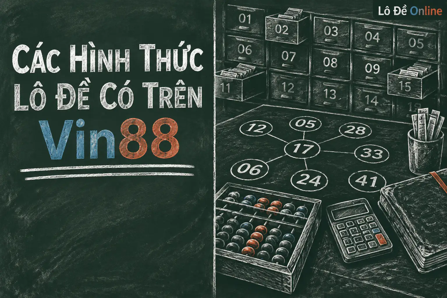 Vin88 hỗ trợ đầy đủ các hình thức cược phổ biến trong lô đề